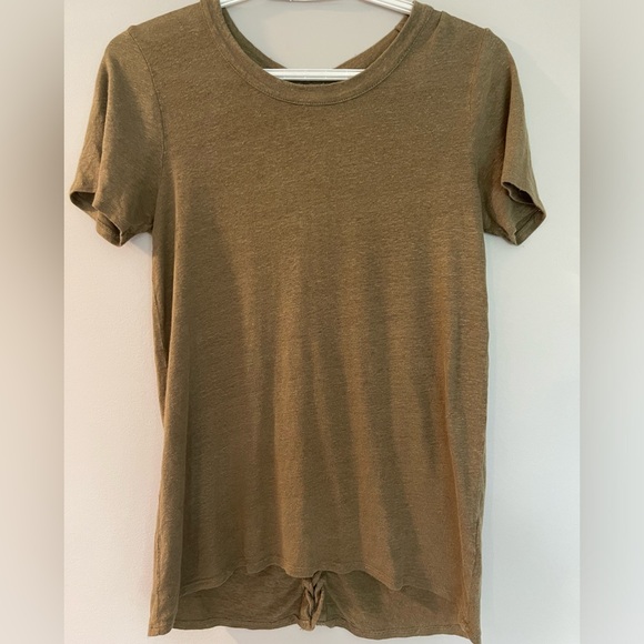 Chaser army green braided back t-shirt - Picture 3 of 5